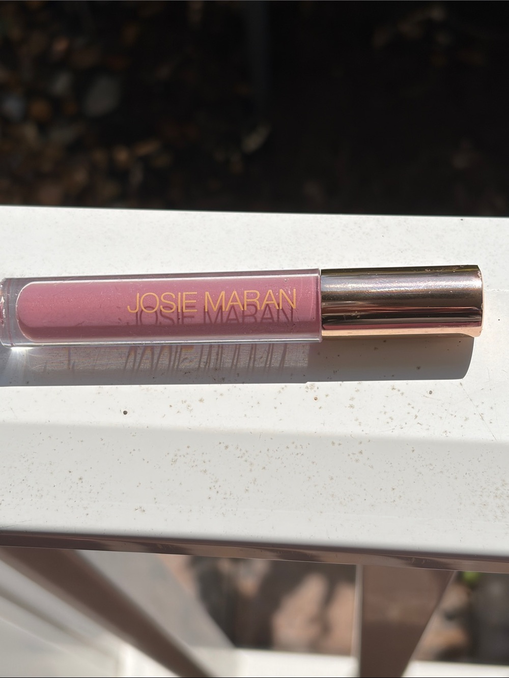 JOSIE MARAN Pink Lip Gloss Tube - Pink Bloom